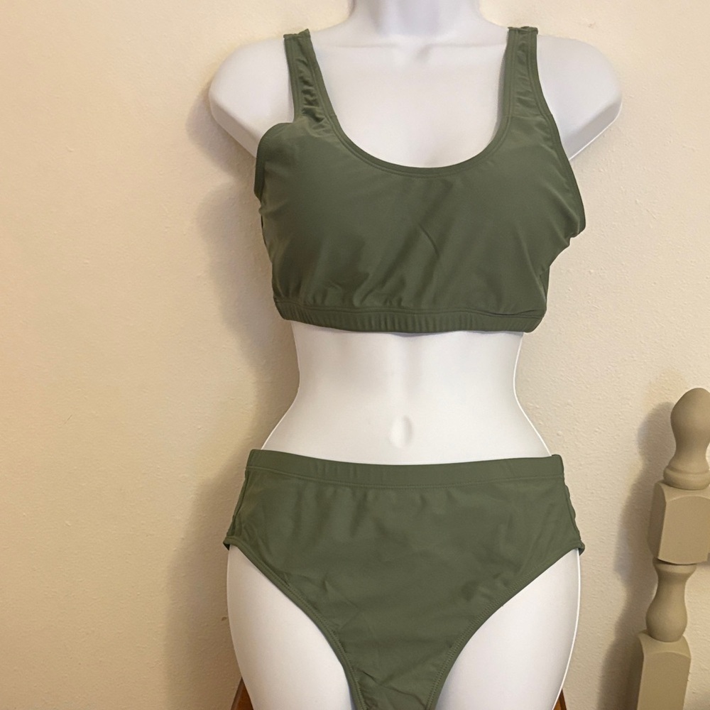 Olive Green Women's Bikini Set